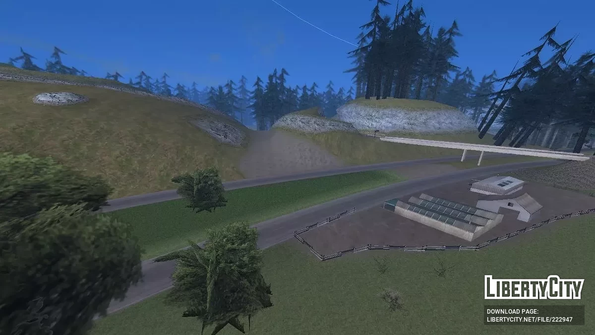 Poles and Wires in Countryside Removed / GTA San Andreas