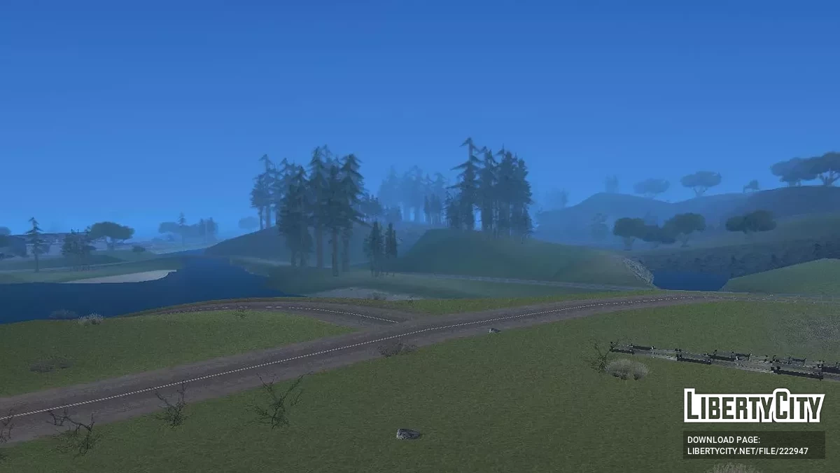 Poles and Wires in Countryside Removed / GTA San Andreas