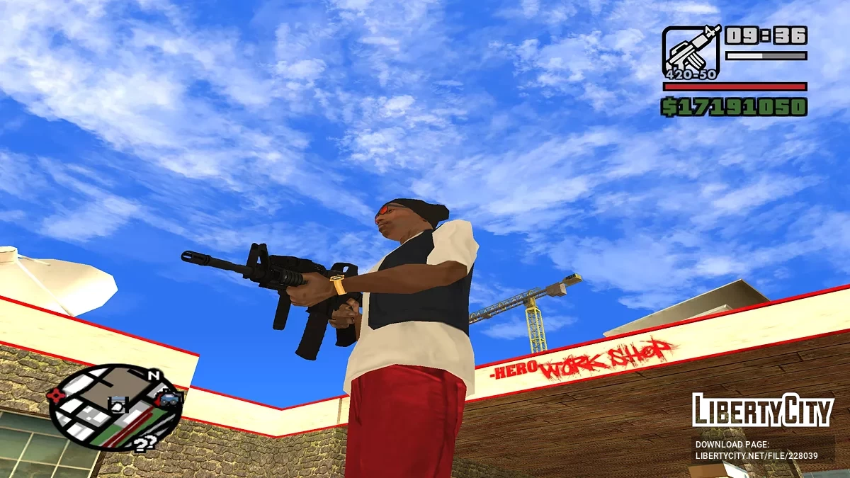 M4 Tactical HD / GTA San Andreas