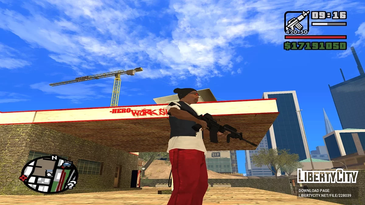 M4 Tactical HD / GTA San Andreas