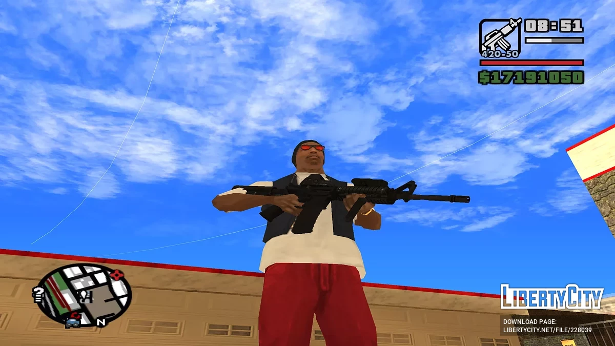 M4 Tactical HD / GTA San Andreas