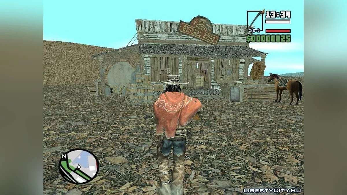GTA Red Dead Revolver Wild West / GTA San Andreas