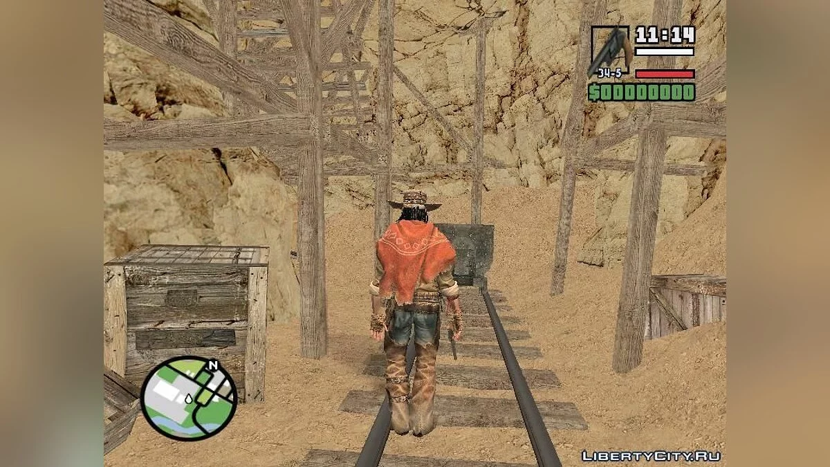 GTA Red Dead Revolver Wild West / GTA San Andreas