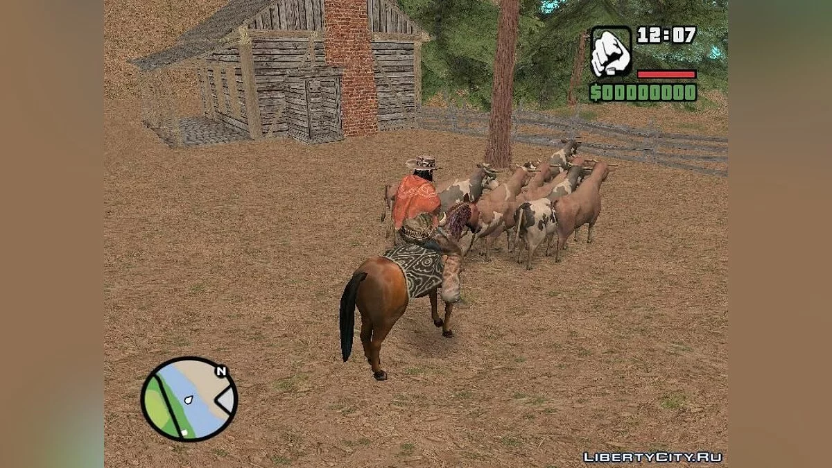 GTA Red Dead Revolver Wild West / GTA San Andreas