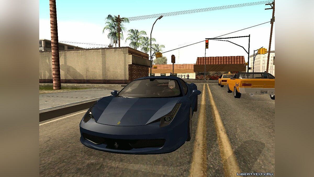 Ferrari 458 Italia Black para GTA San Andreas