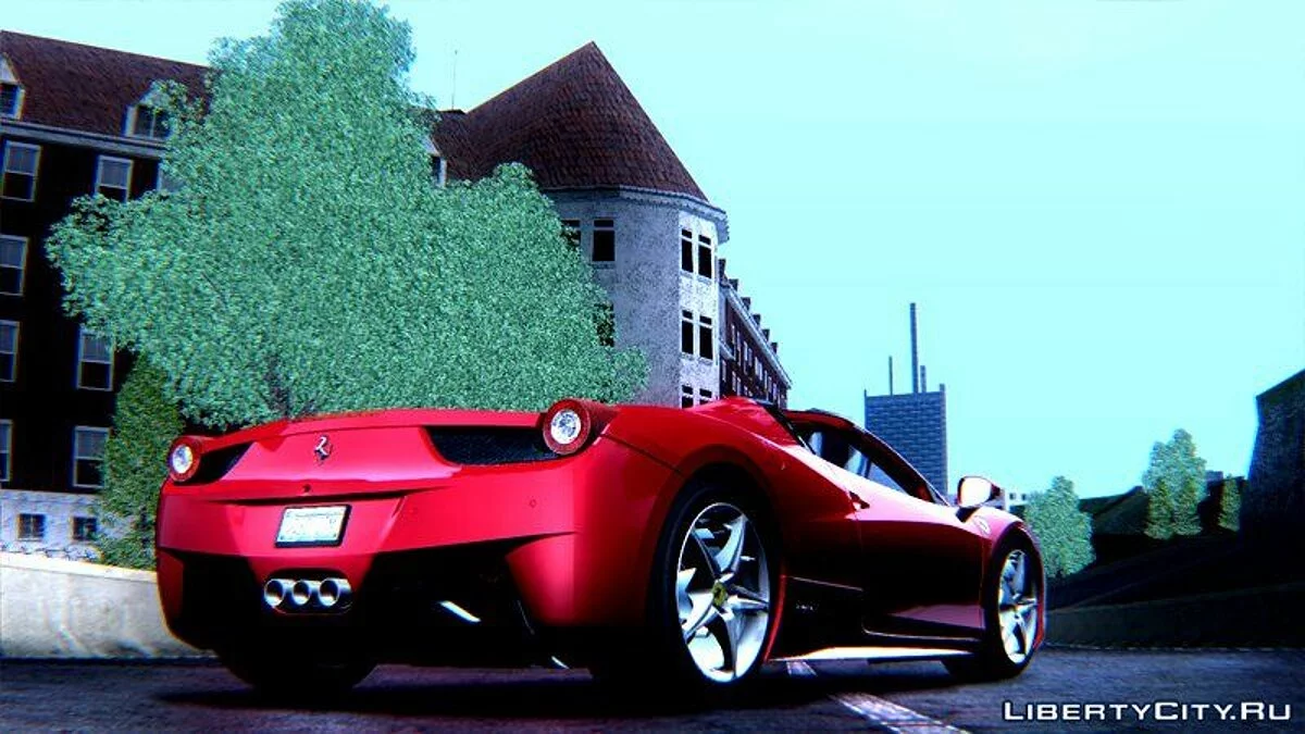 2012 Ferrari 458 Spider V1.0 / GTA San Andreas