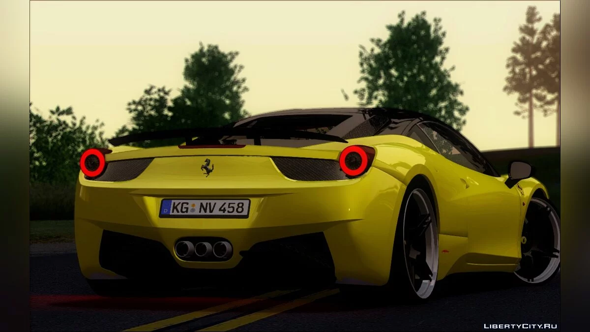 Ferrari 458 Italia Novitec Rosso V2.0 Final / GTA San Andreas