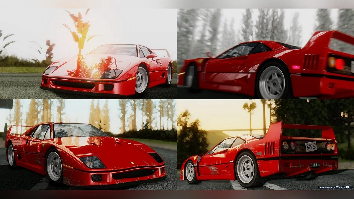 Ferrari F40 (US-Spezifikation) 1989 / GTA San Andreas
