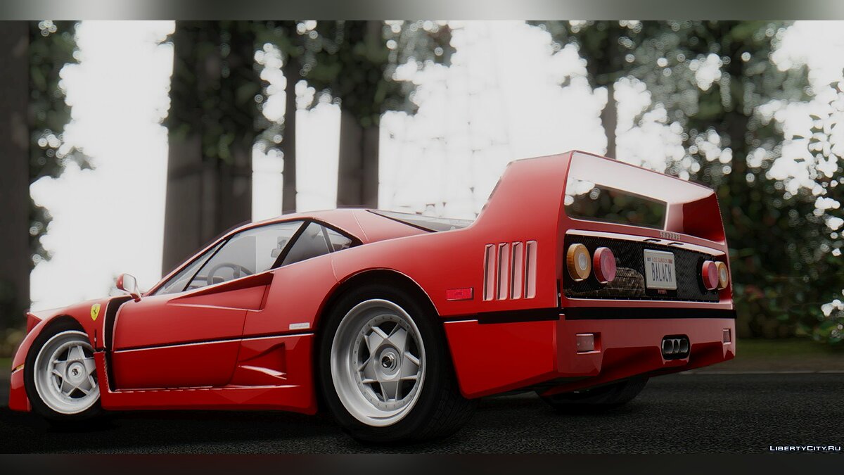 Download Ferrari F40 (US Spec) 1989 for GTA San Andreas (iOS, Android)