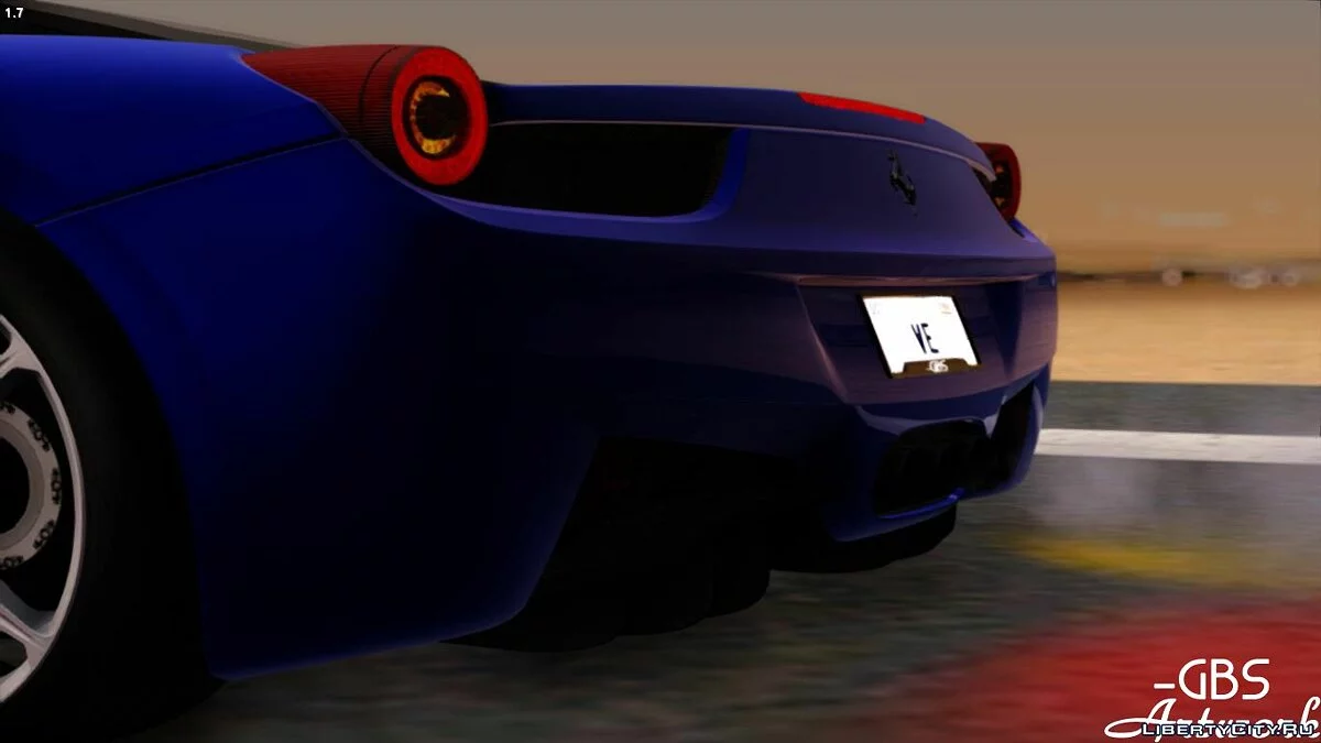Ferrari 458 Italia F142 2010 / GTA San Andreas