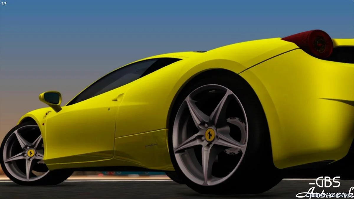 Ferrari 458 Italia F142 2010 / GTA San Andreas