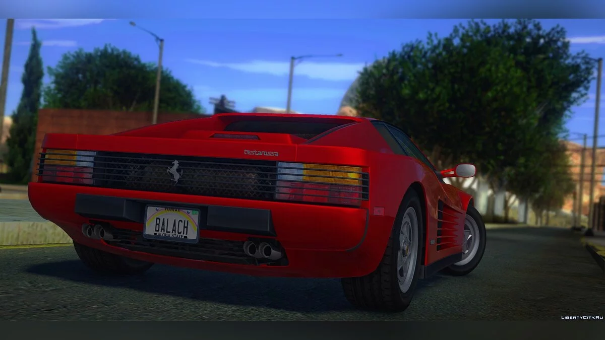 Ferrari Testarossa (US-Spezifikation) 1987 1.01 / GTA San Andreas