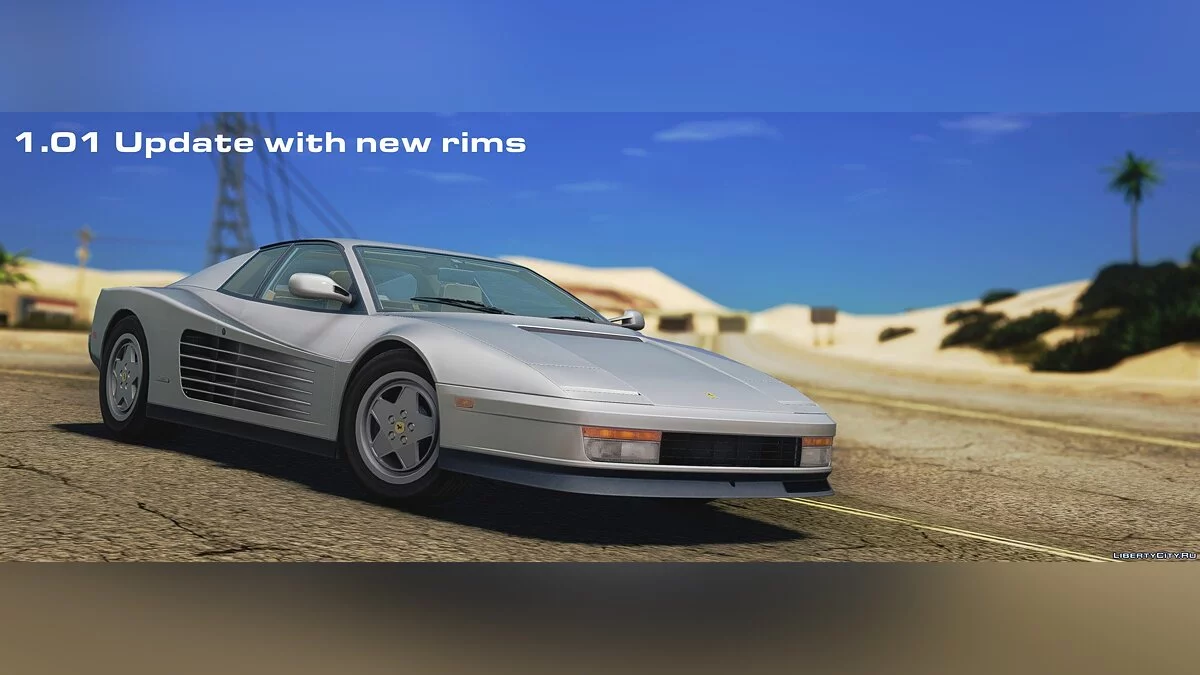Ferrari Testarossa (US-Spezifikation) 1987 1.01 / GTA San Andreas