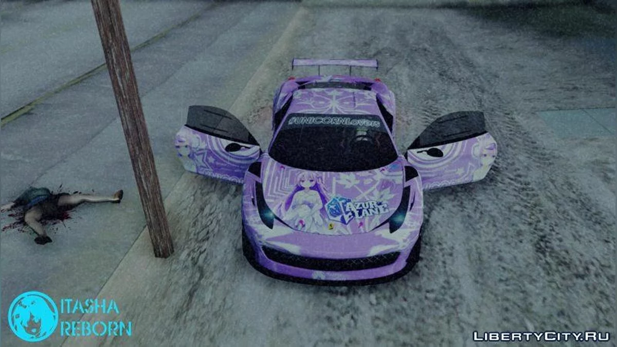 Ferrari 458 GT3 Vampire and Unicorn / GTA San Andreas