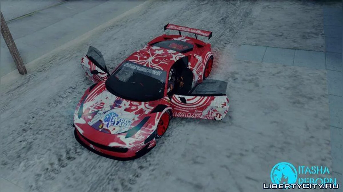 Ferrari 458 GT3 Vampire and Unicorn / GTA San Andreas