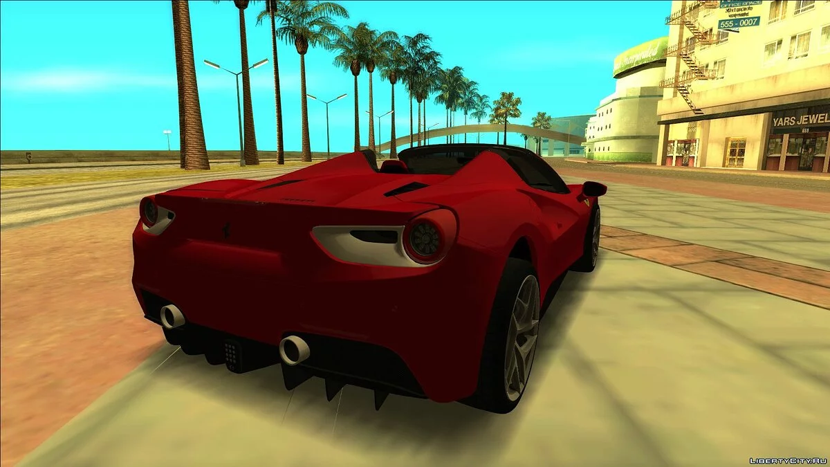 Ferrari 488 Spider 70 Aniversario / GTA San Andreas