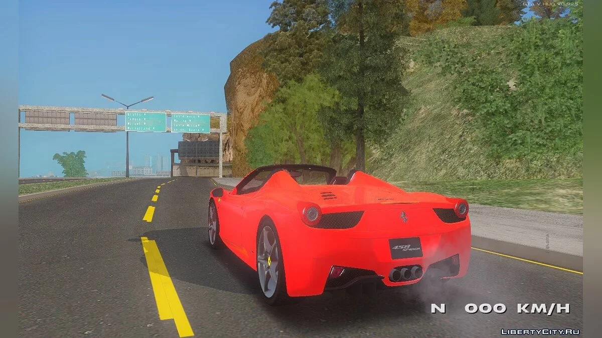 Ferrari 458 Spider / GTA San Andreas