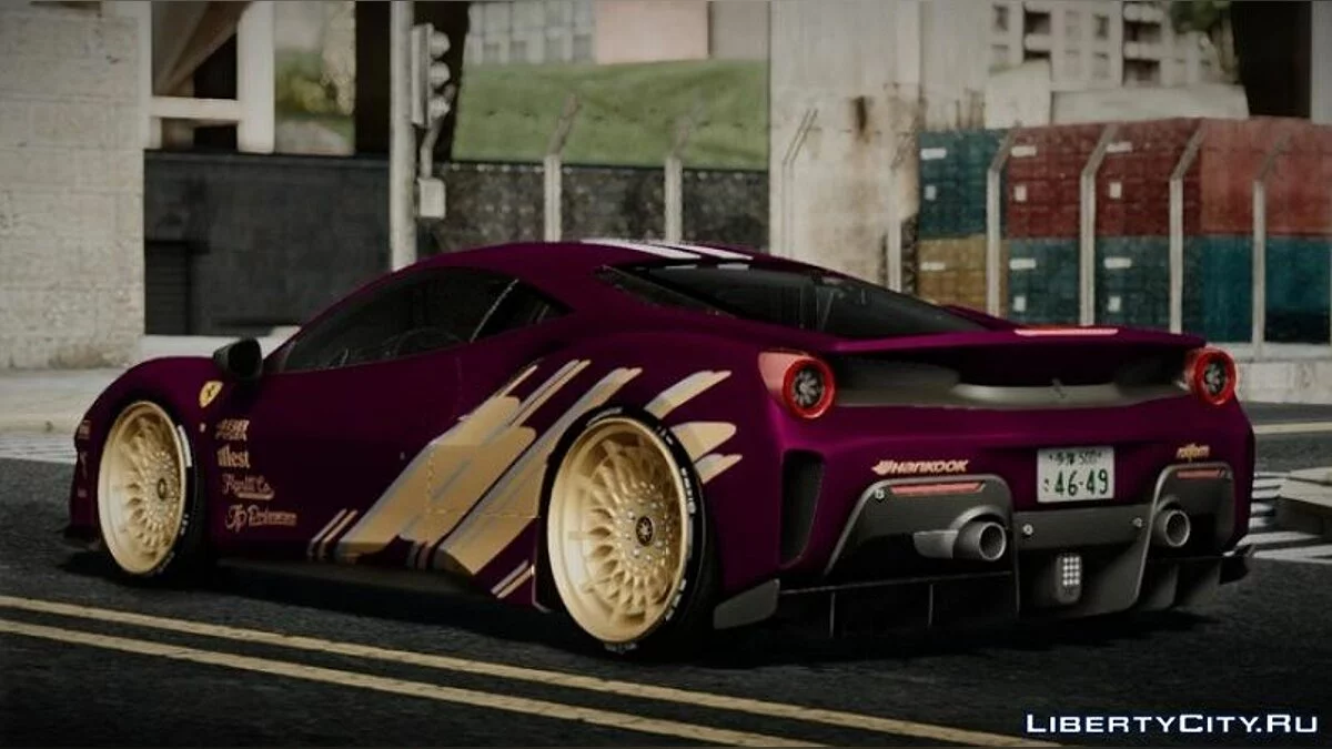 Ferrari 488 Pista-cio / GTA San Andreas