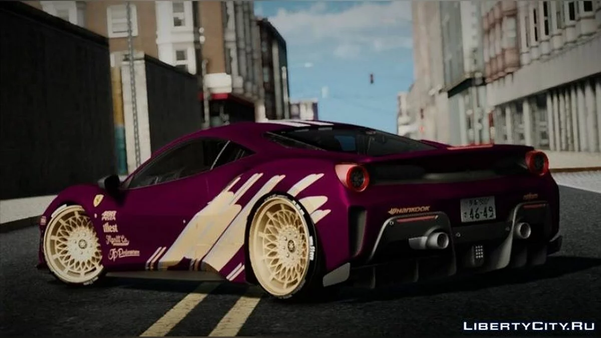 Ferrari 488 Pista-cio / GTA San Andreas