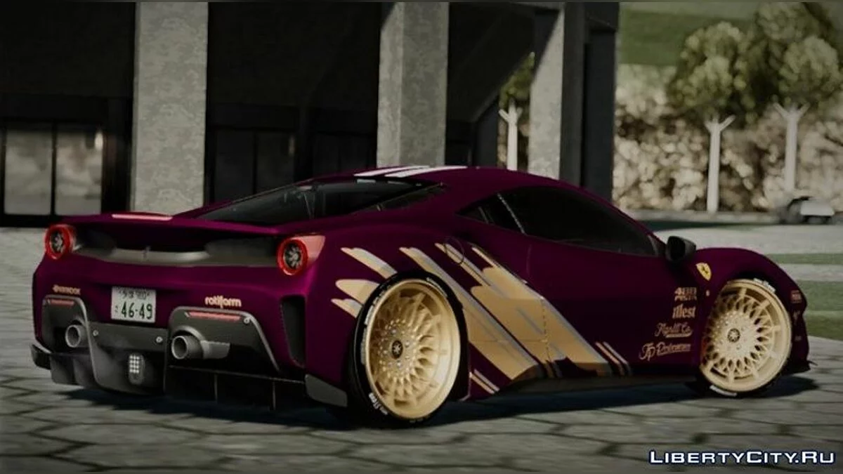 Ferrari 488 Pista-cio / GTA San Andreas