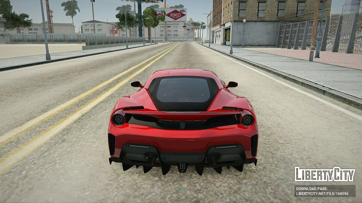 Ferrari 488 Pista 2019 / GTA San Andreas