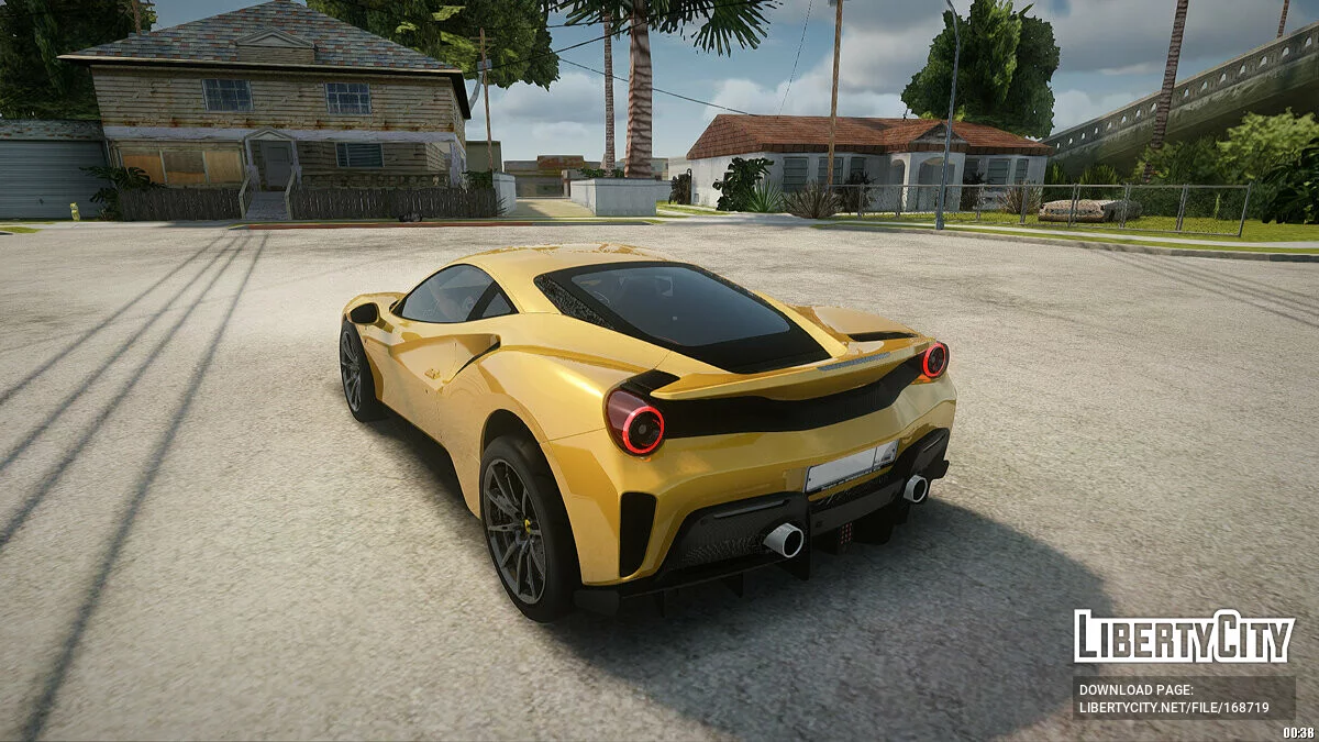 Ferrari 488 Pista + CCD / GTA San Andreas