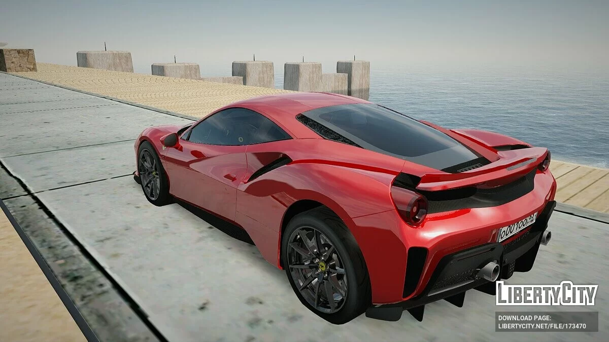 Ferrari 488 Pista / GTA San Andreas