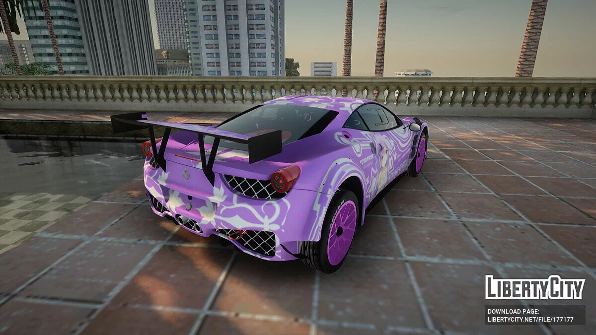 Ferrari 458 GT3 Itasha Unicorn of Azur Lane DTM / جي تي إيه سان أندرياس