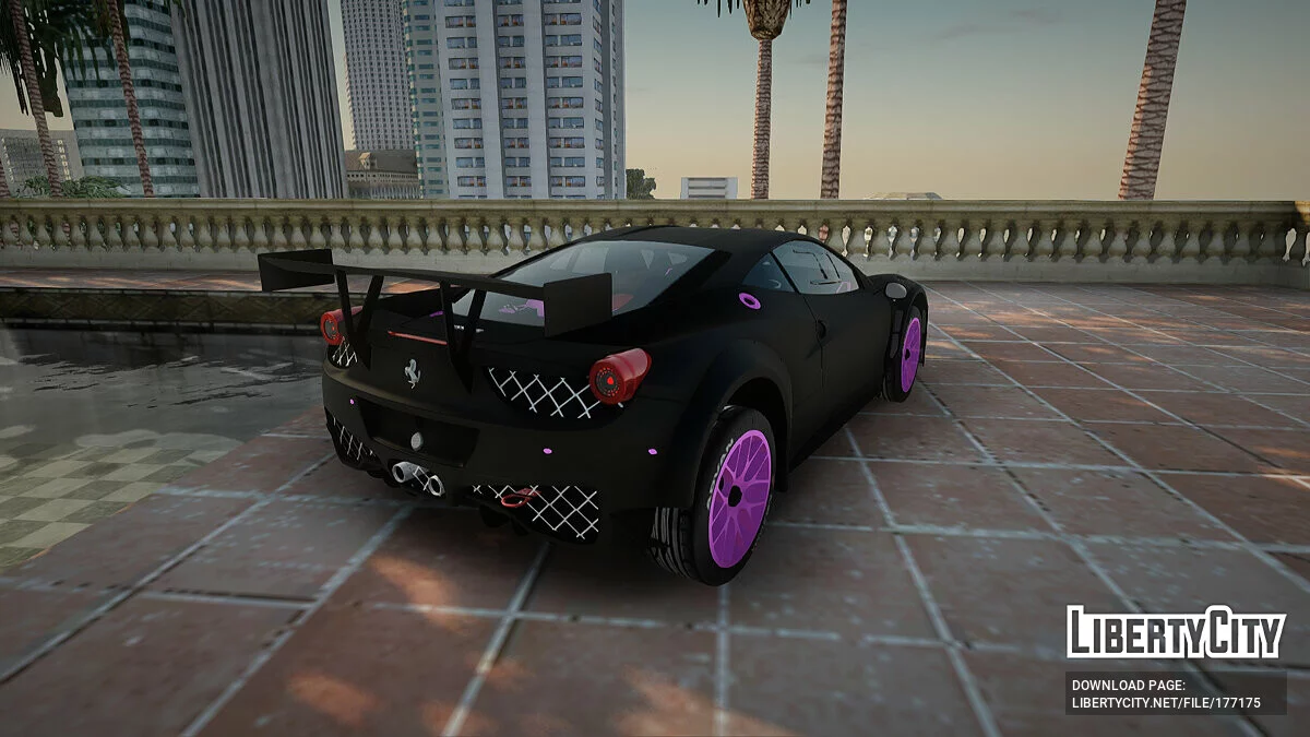 Ferrari 458 GT3 Itasha Vampire d'AzurLane DTM / GTA San Andreas
