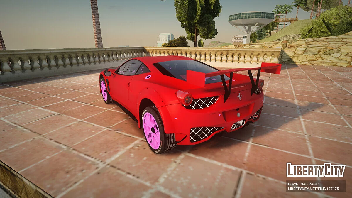 Ferrari 458 GT3 Itasha Vampire d'AzurLane DTM / GTA San Andreas
