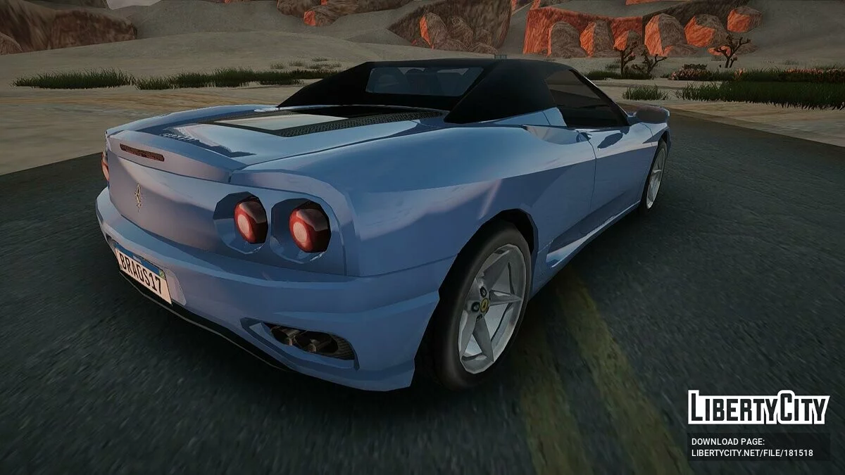 Ferrari 360 Spyder / GTA San Andreas