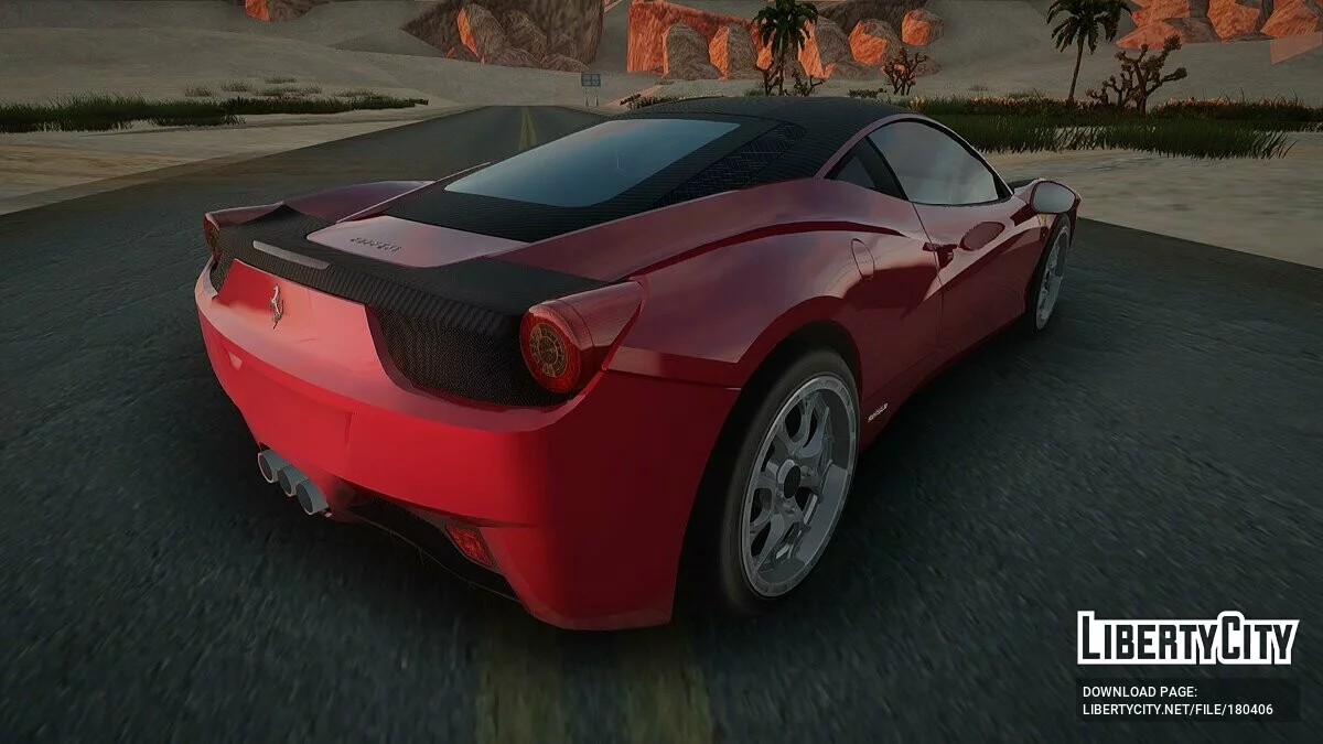 Ferrari 458 Italia Stanced / GTA San Andreas