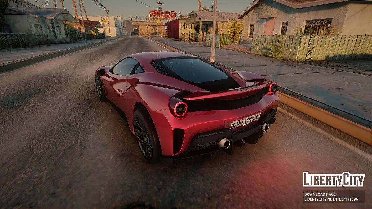 Ferrari 488 Pista / GTA San Andreas
