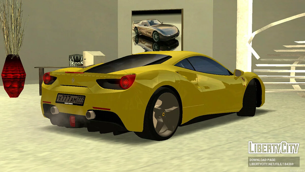 Ferrari 488 GTB + CCD / GTA San Andreas