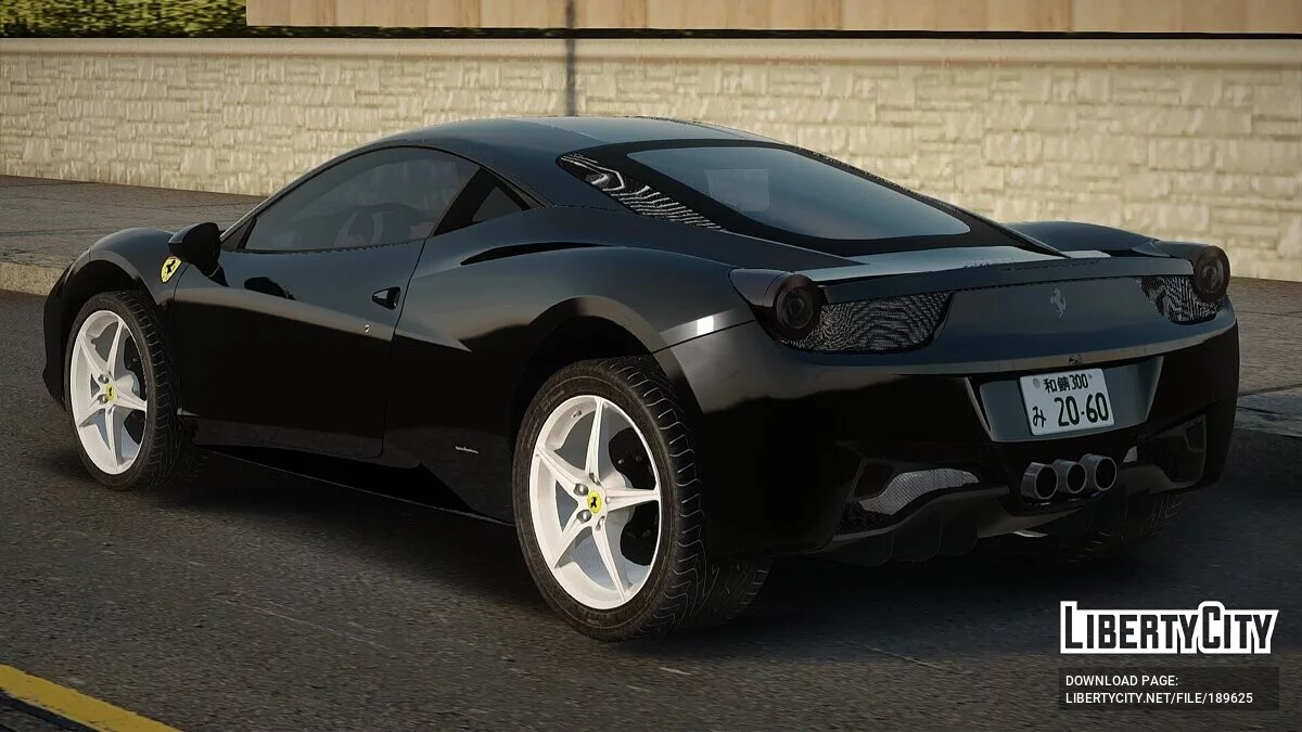2010 Ferrari 458 Italia Undercover Police / GTA San Andreas