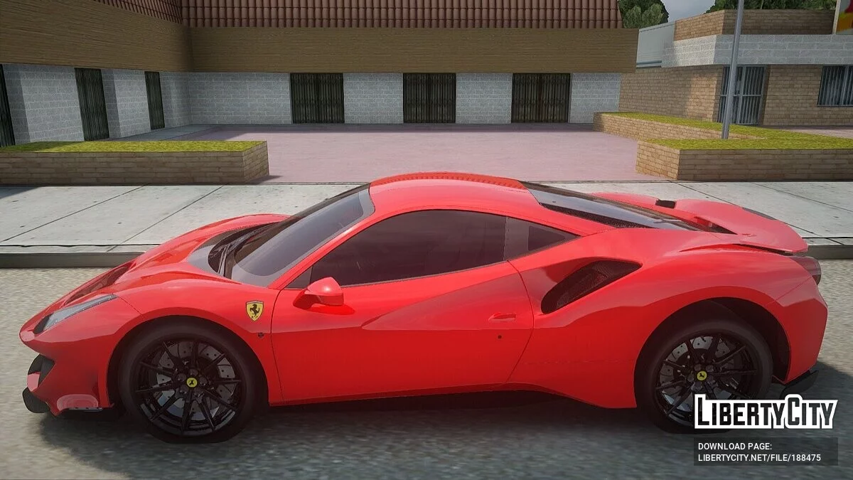 Ferrari 488 Pista Spider / GTA San Andreas