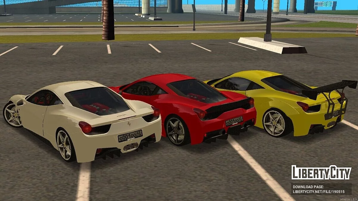 Ferrari 458 Italia + CCD / GTA San Andreas
