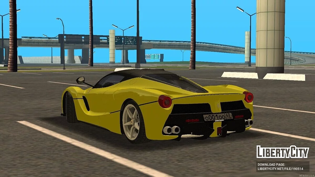 法拉利 LaFerrari + CCD / GTA San Andreas