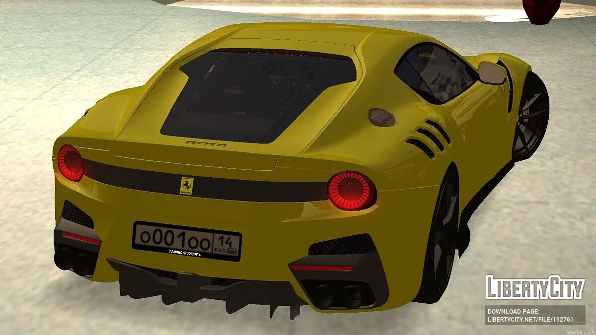 Ferrari F12 Berlinetta + CCD / GTA San Andreas