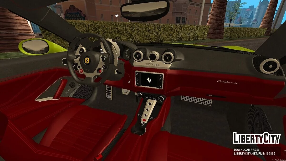 Ferrari California + CCD / GTA San Andreas