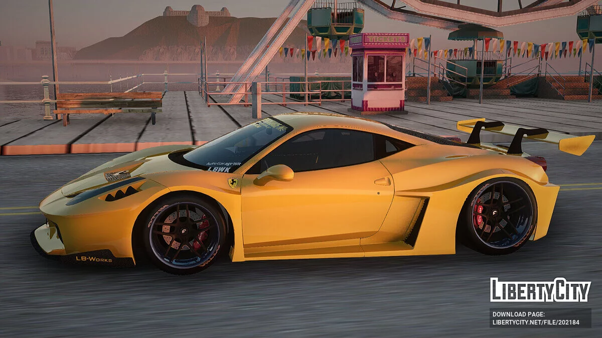 Ferrari 458 Liberty Walk Silhouette GT / GTA San Andreas