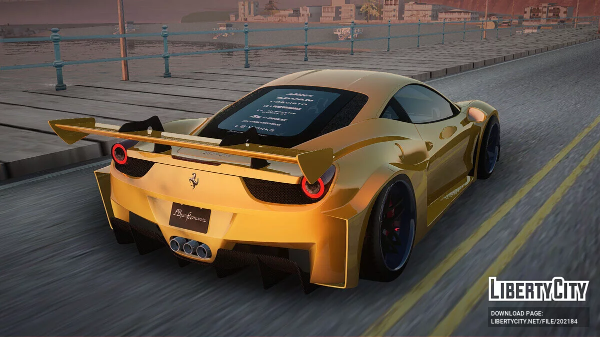 Ferrari 458 Liberty Walk Silhouette GT / GTA San Andreas