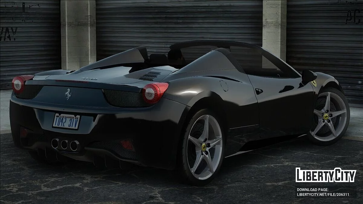 2013 Ferrari 458 Spider / GTA San Andreas