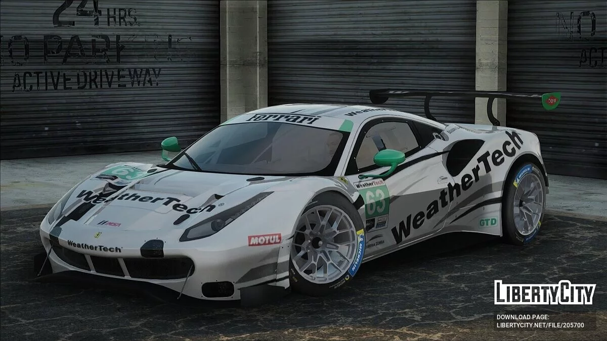 2018 Ferrari 488 GT3 / GTA San Andreas