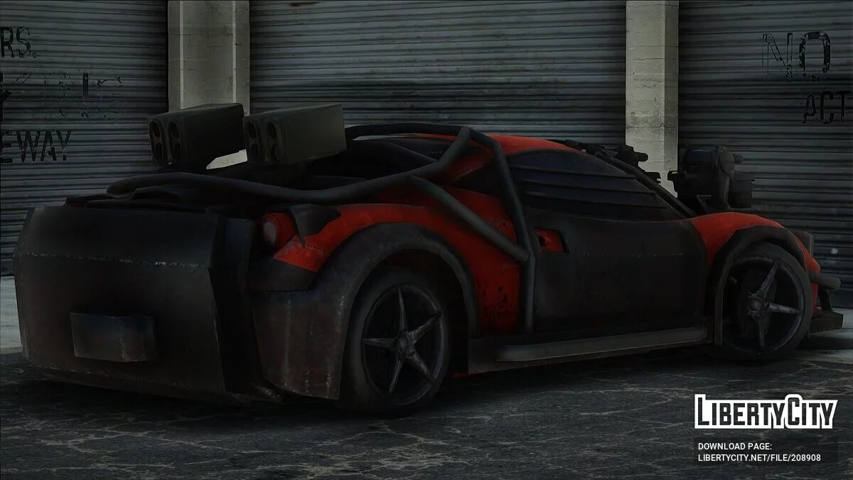 VR-70 Turbo-Ferrari de Death Race: Shooting Cars / GTA San Andreas