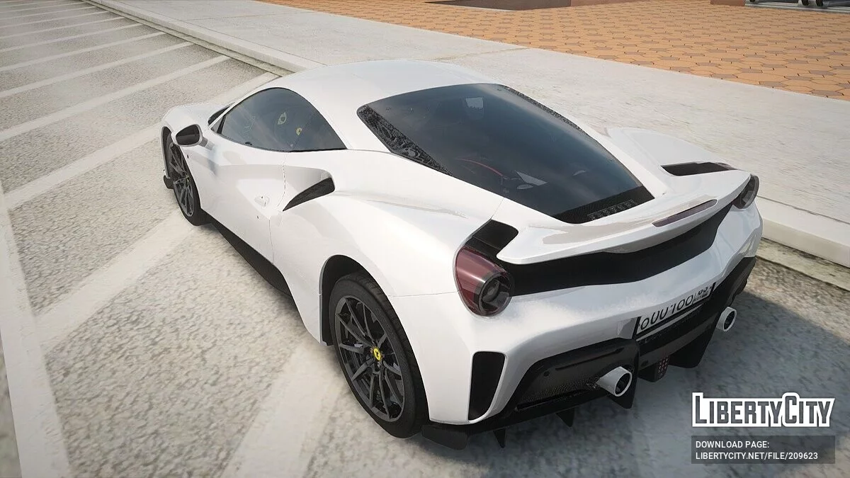 Ferrari 488 Pista / GTA San Andreas