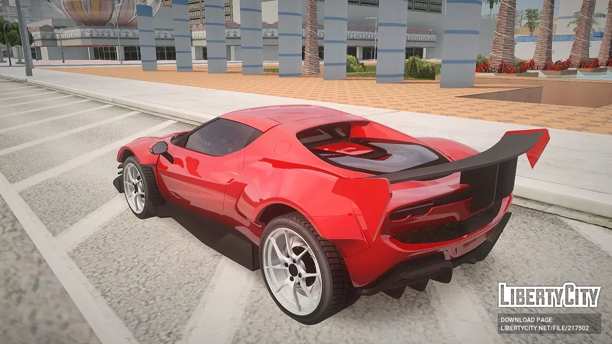 2021 فيراري 296 GTB وايدبودي / جي تي إيه سان أندرياس