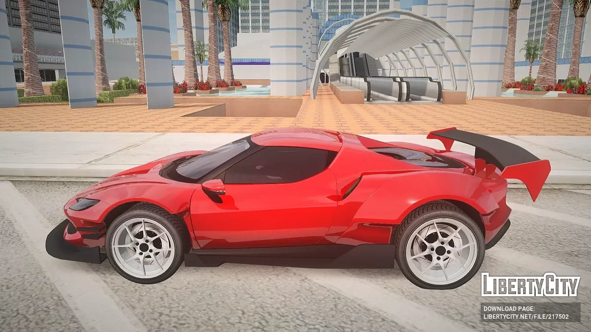 2021 فيراري 296 GTB وايدبودي / جي تي إيه سان أندرياس