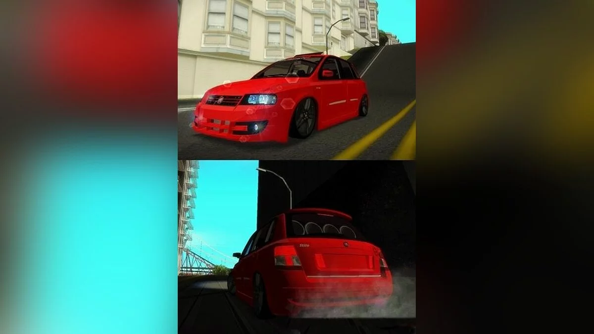 Fiat Stilo Фантастичний / GTA San Andreas