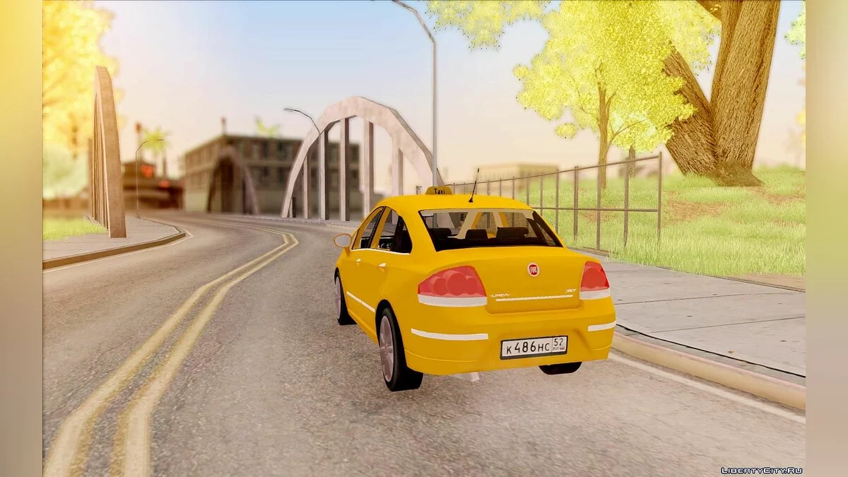Fiat Linea Taxi / GTA San Andreas